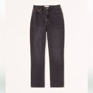 Abercrombie Curve Love Ultra High Rise 90s Straight Jean
